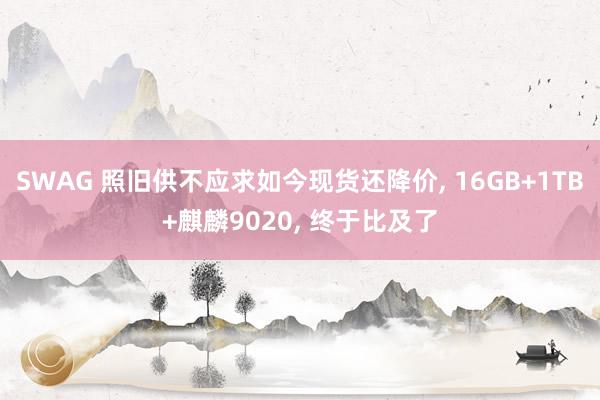SWAG 照旧供不应求如今现货还降价， 16GB+1TB+麒麟9020， 终于比及了